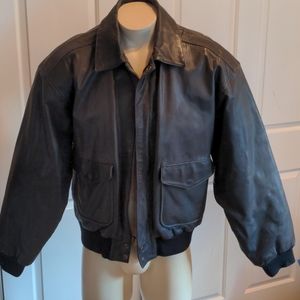Mens Leather Coat - Large